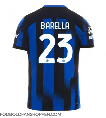 Inter Milan Nicolo Barella #23 Hjemmebanetrøje 2023-24 Kortærmet